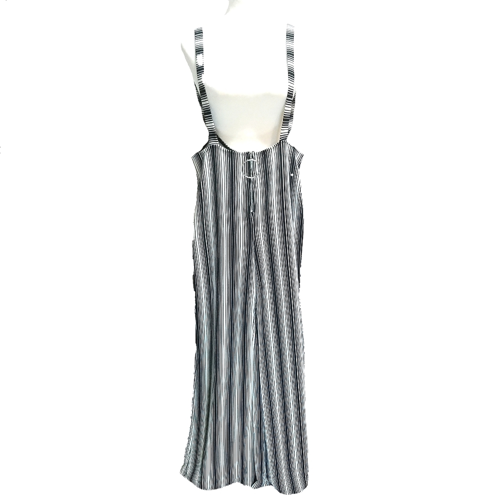 Fashion Nova Striped Jumpsuit Large